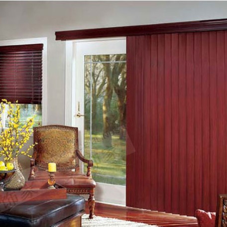 Basswood vertical curtain